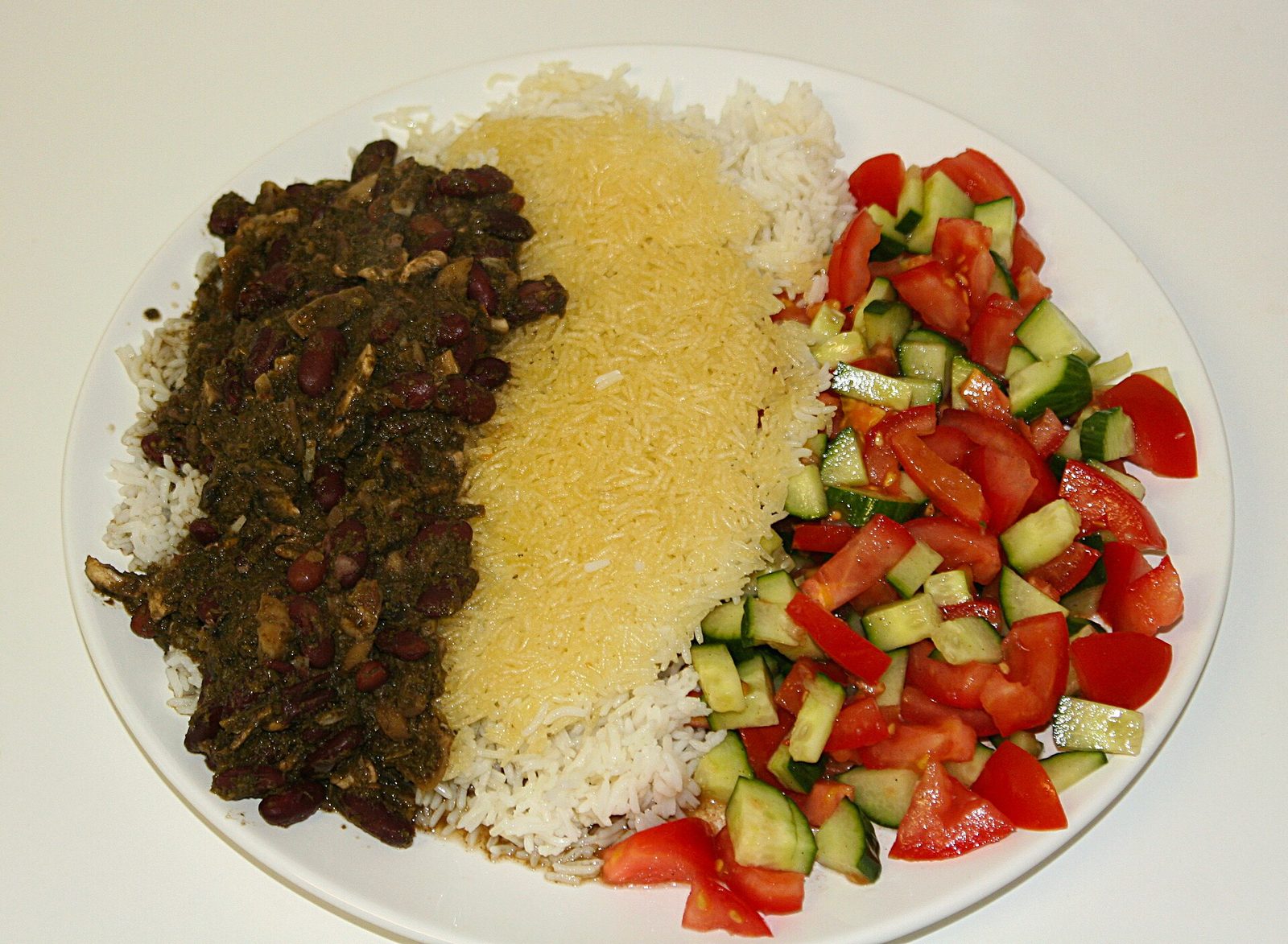 Ghormeh Sabzi & Saffron Rice