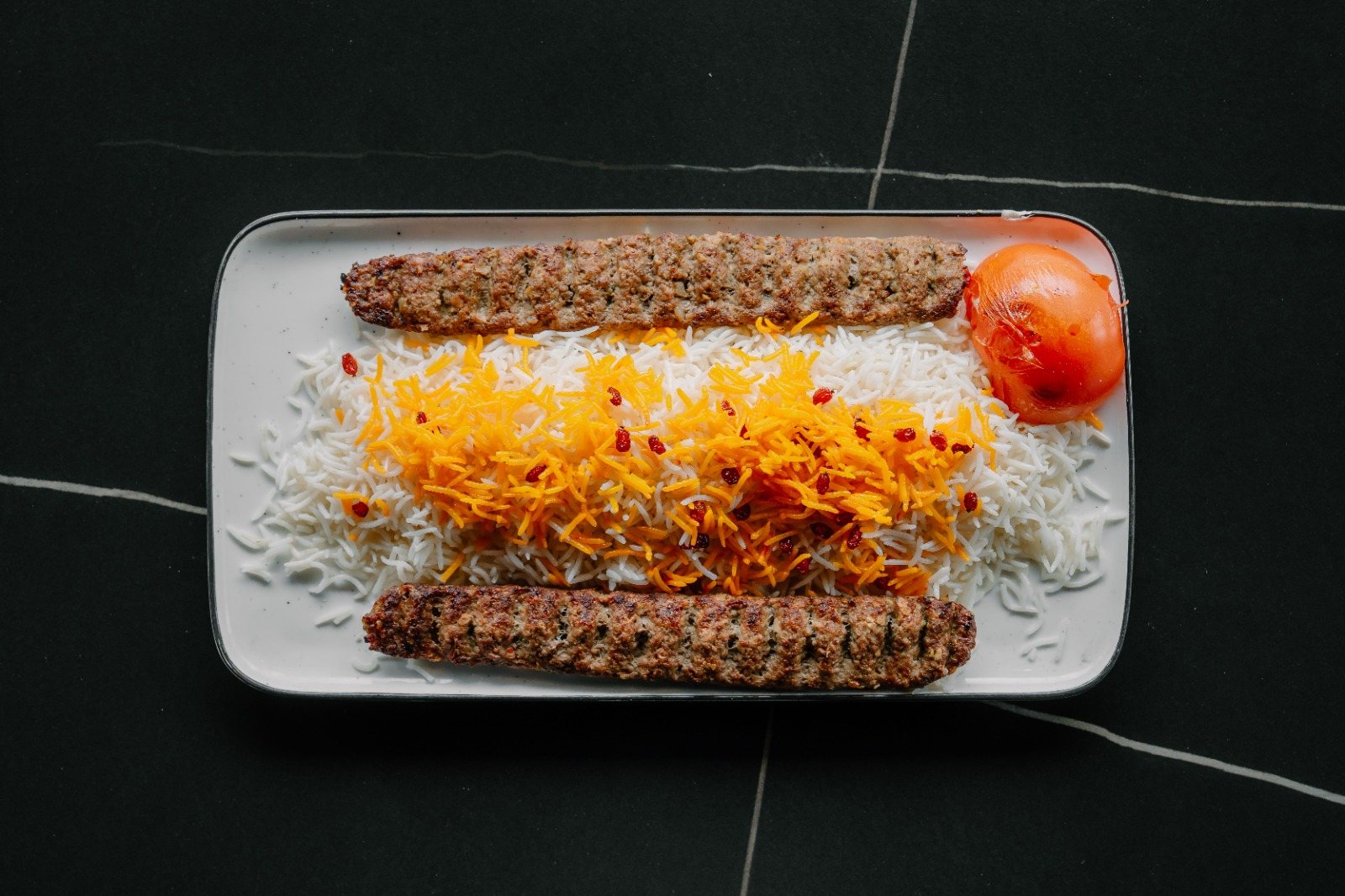 Koobideh Kebab & Saffron Rice